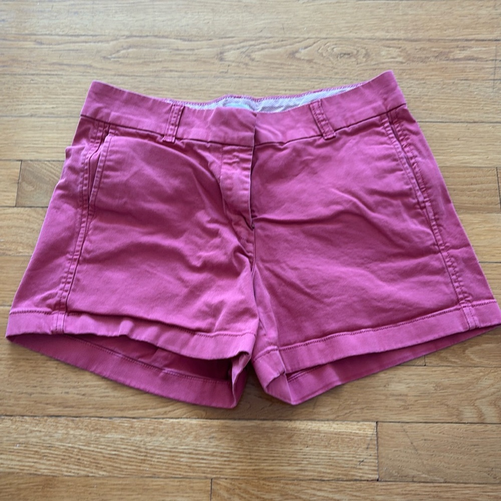 J. Crew Chino Pink Shorts